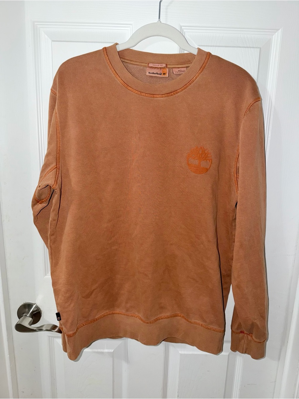Timberland Men's Crewneck Sweatshirt - Burnt Orange